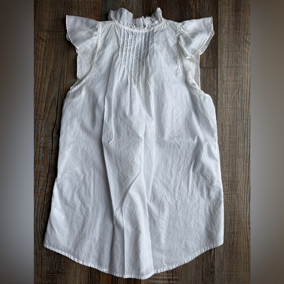 GAP White Ruffled Blouse - Picture 4 of 4